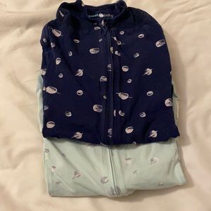 Navy & light teal Sleepea sacks 🤍